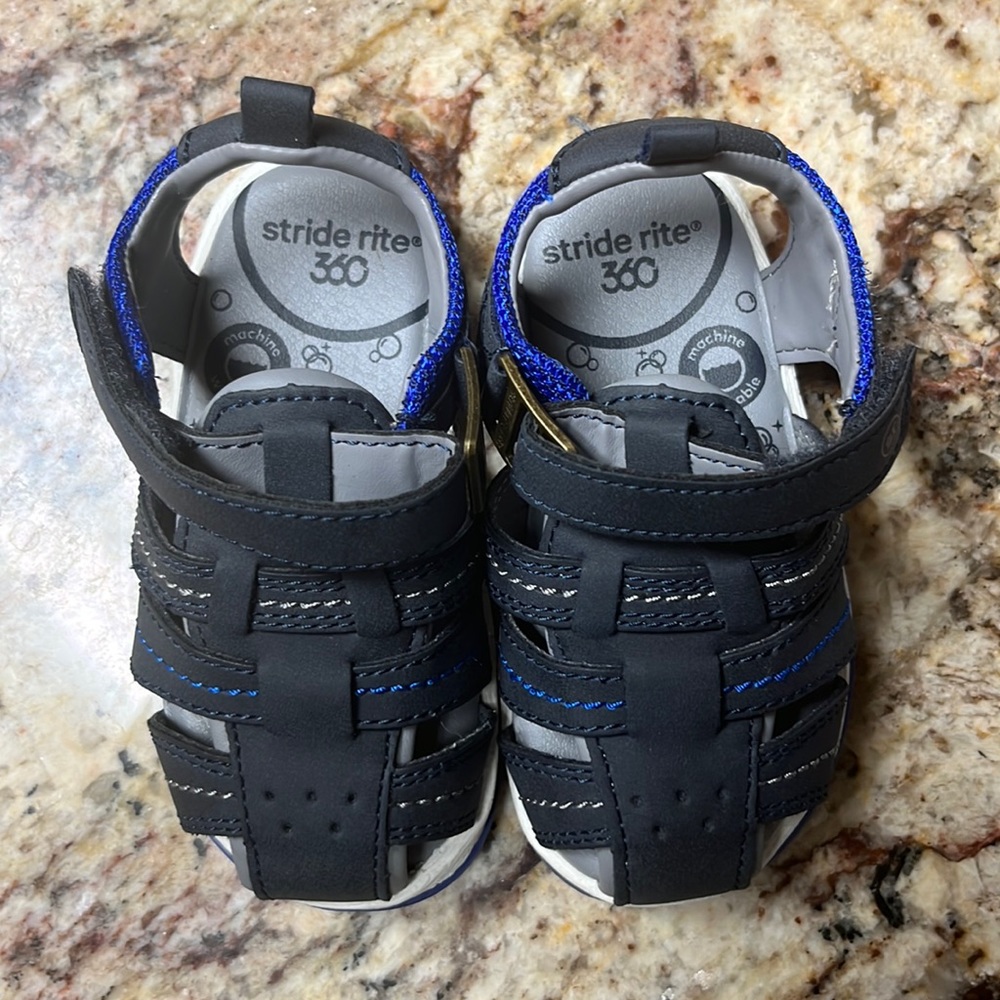 Stride Rite Boy Sandals Navy Blue